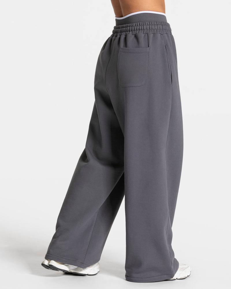 Pantalon de jogging Contrastline Wide Leg « graphite »
