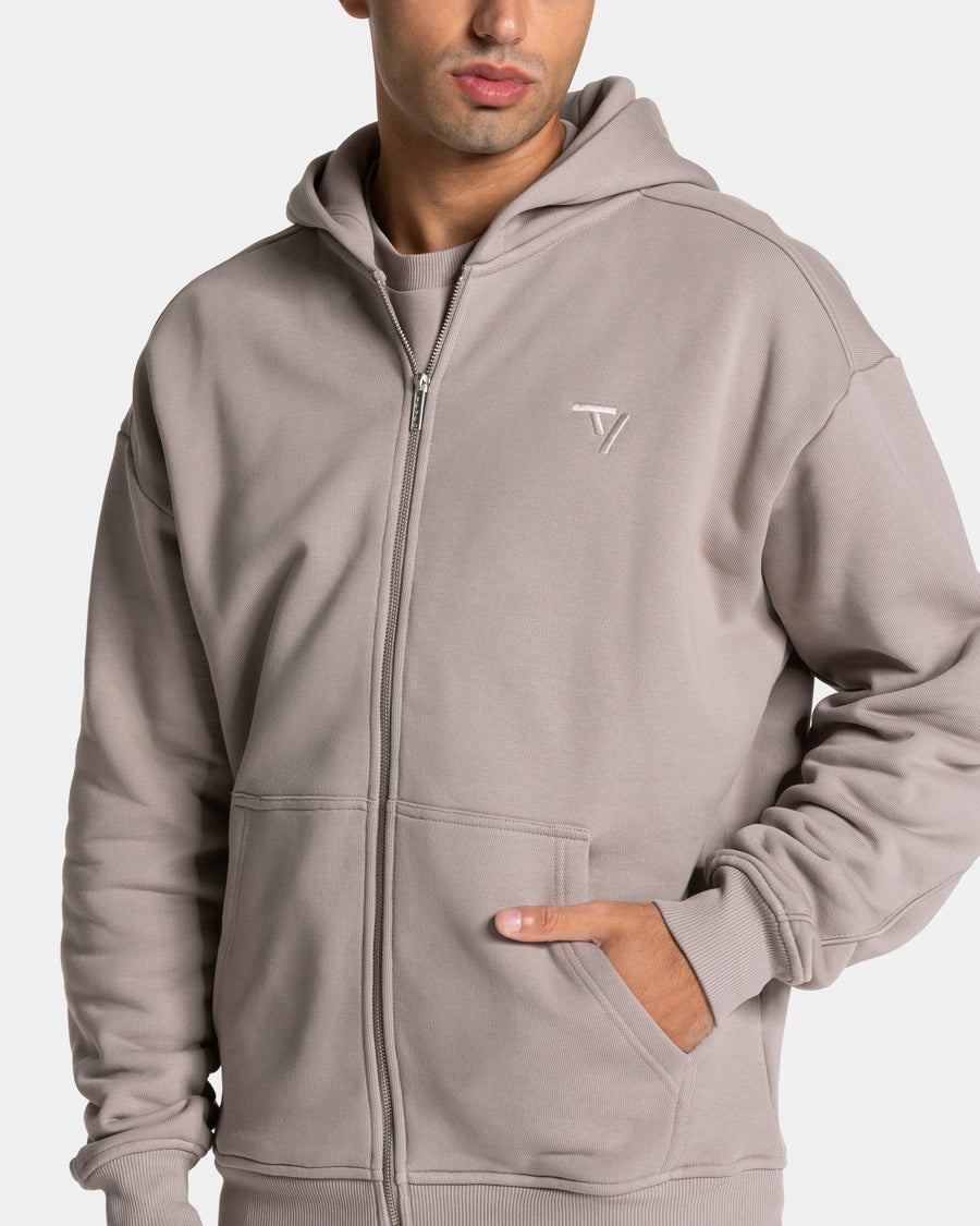 Veste de sport zippée Contrastline « stone »