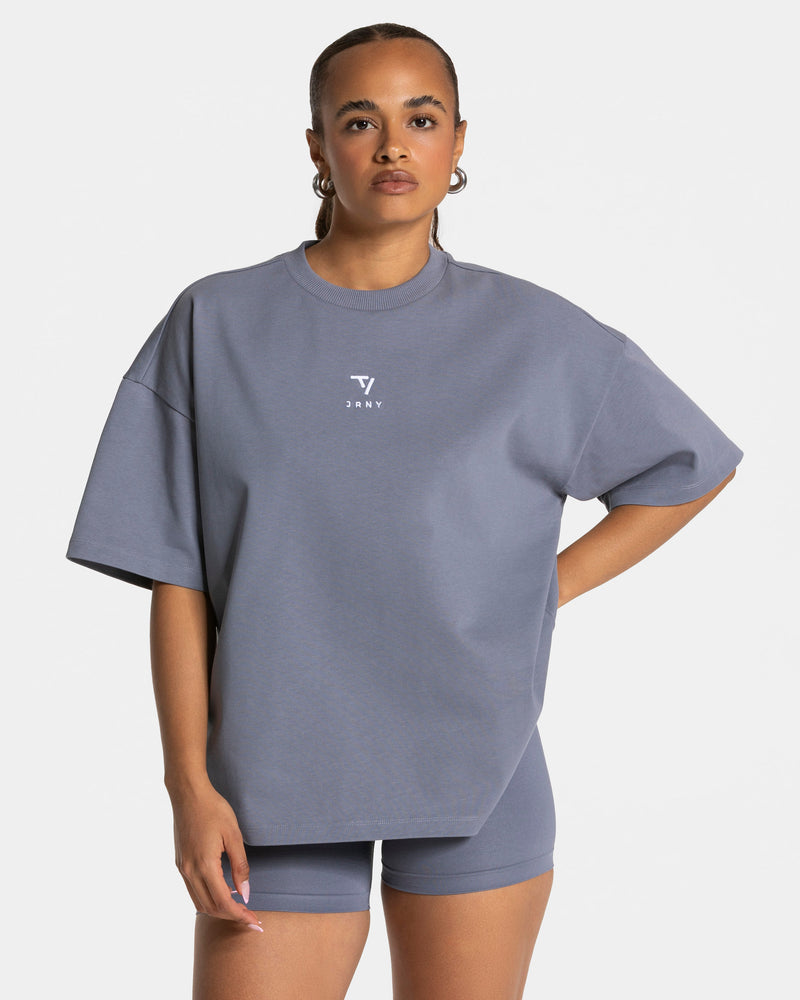 T-shirt oversize Journey « argenté »