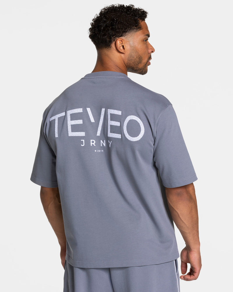 T-shirt oversize Journey « argenté »