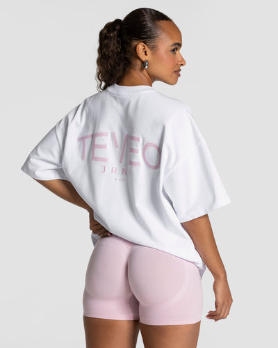 T-shirt oversize Journey « blanc »