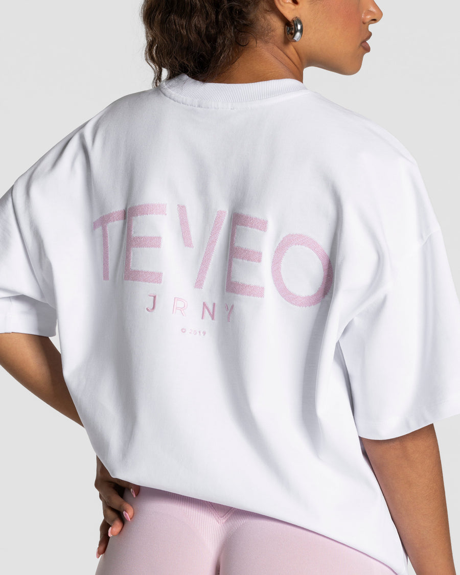 T-shirt oversize Journey « blanc »