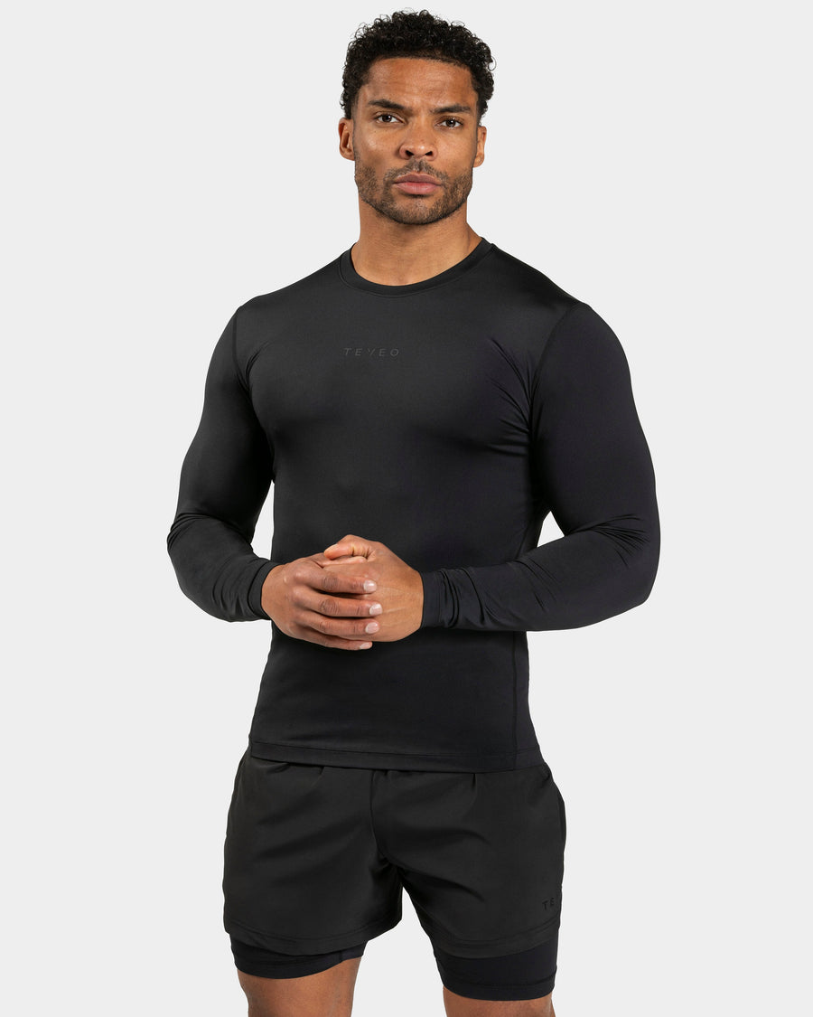 Haut à manches longues Pace Compression « noir »