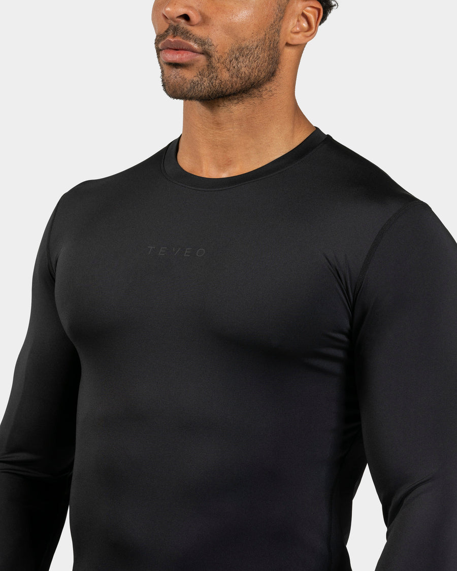 Haut à manches longues Pace Compression « noir »