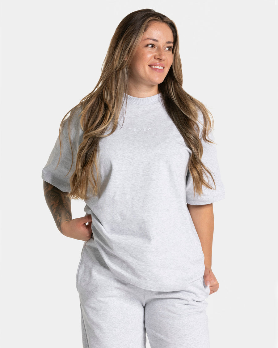 T-shirt oversize RI’VAIV « gris clair »