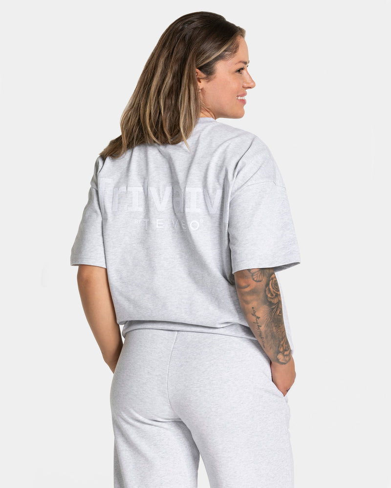 T-shirt oversize RI’VAIV « gris clair »