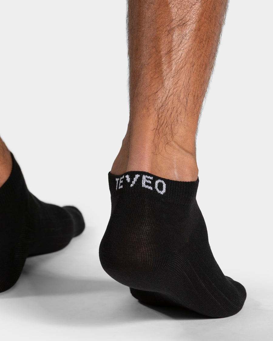 Chaussettes de baskets (2 paires) « noir »
