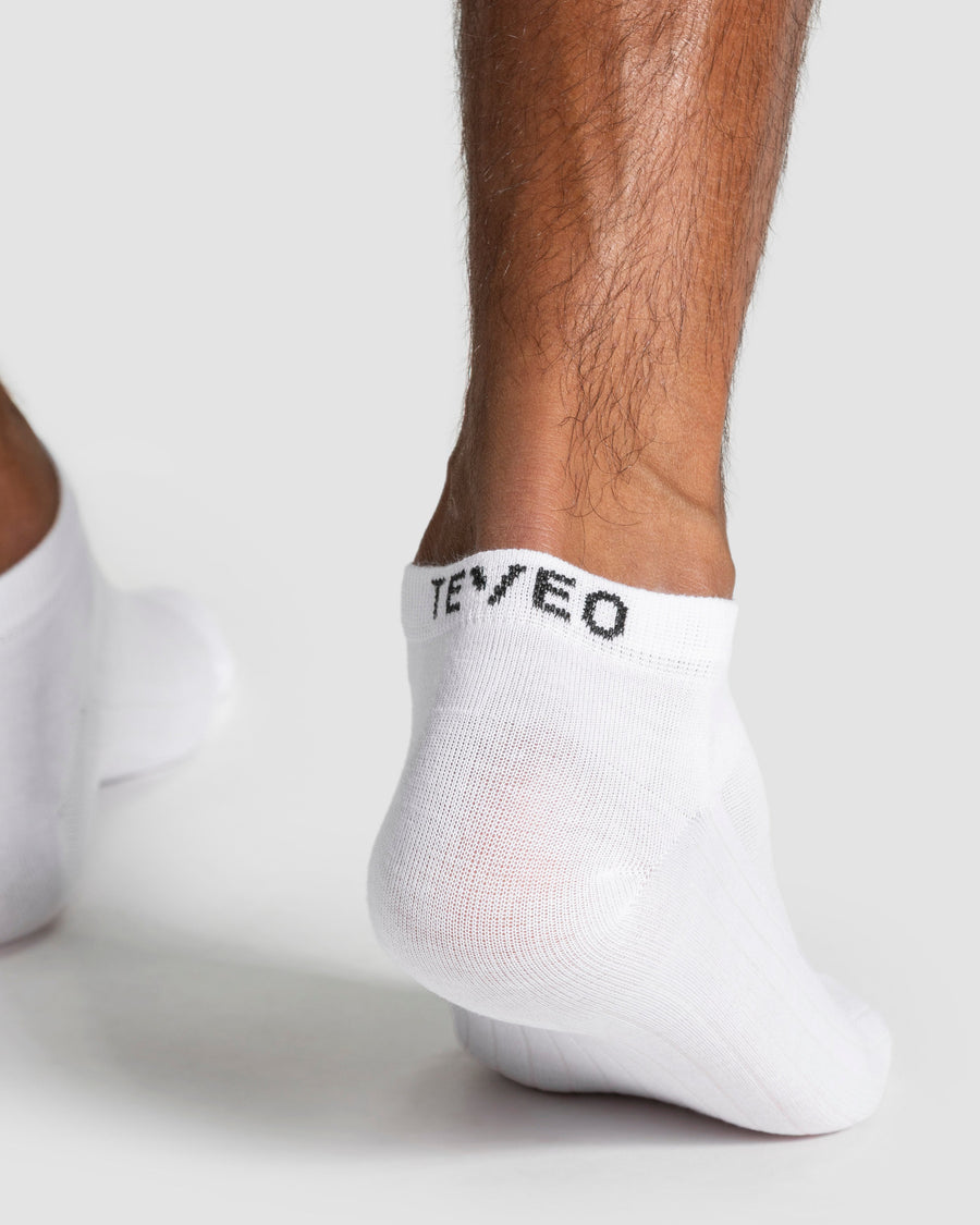 Chaussettes de baskets (5 paires) « blanc »