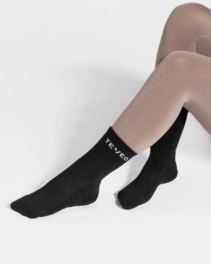 Chaussettes de tennis (2 paires) « noir »