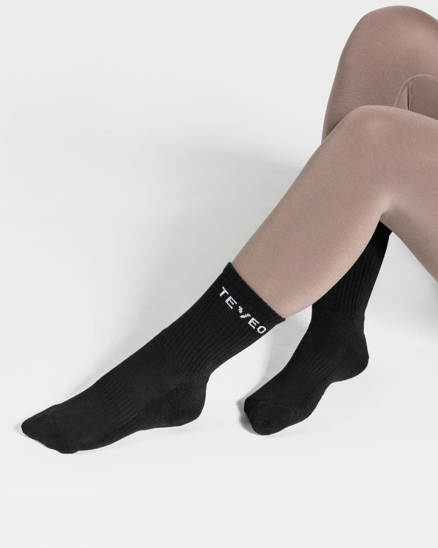 Chaussettes de tennis (2 paires) « noir »