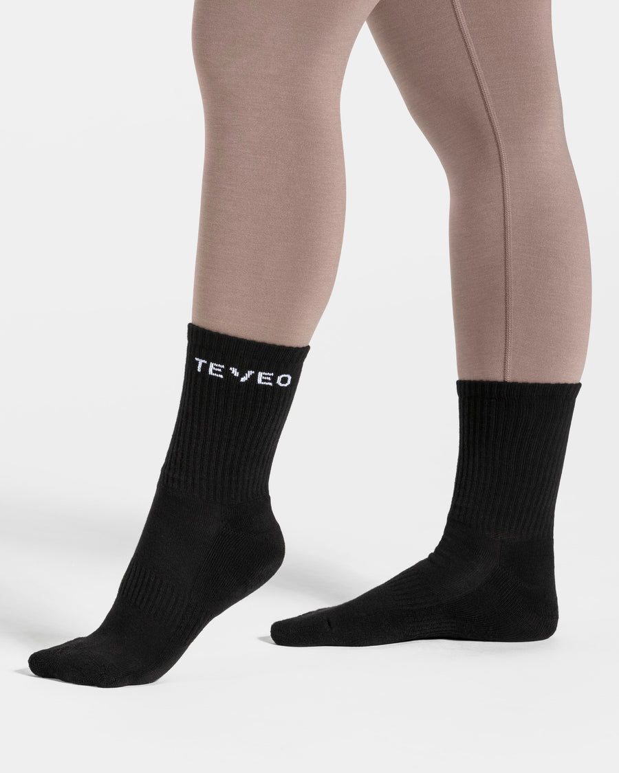 Chaussettes de tennis (2 paires) « noir »
