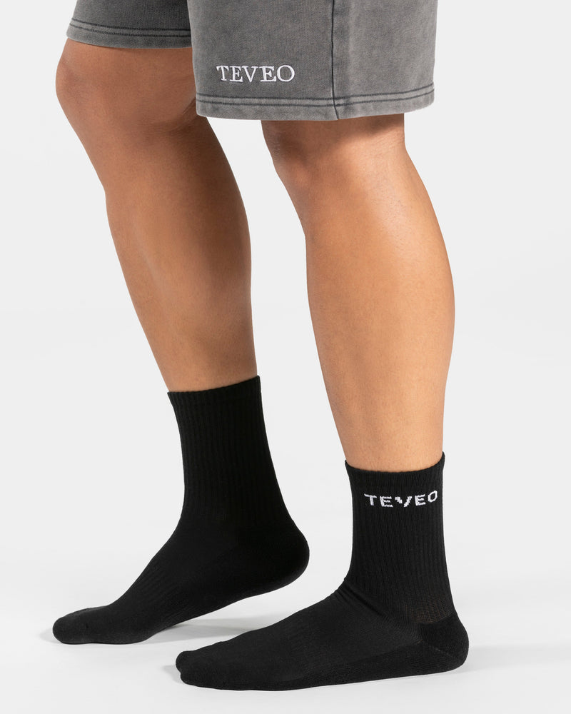 Chaussettes de tennis (2 paires) « noir »