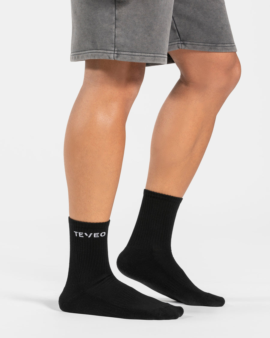 Chaussettes de tennis (2 paires) « noir »