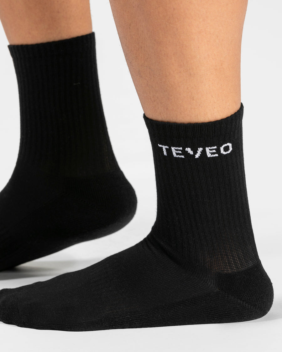 Chaussettes de tennis (2 paires) « noir »