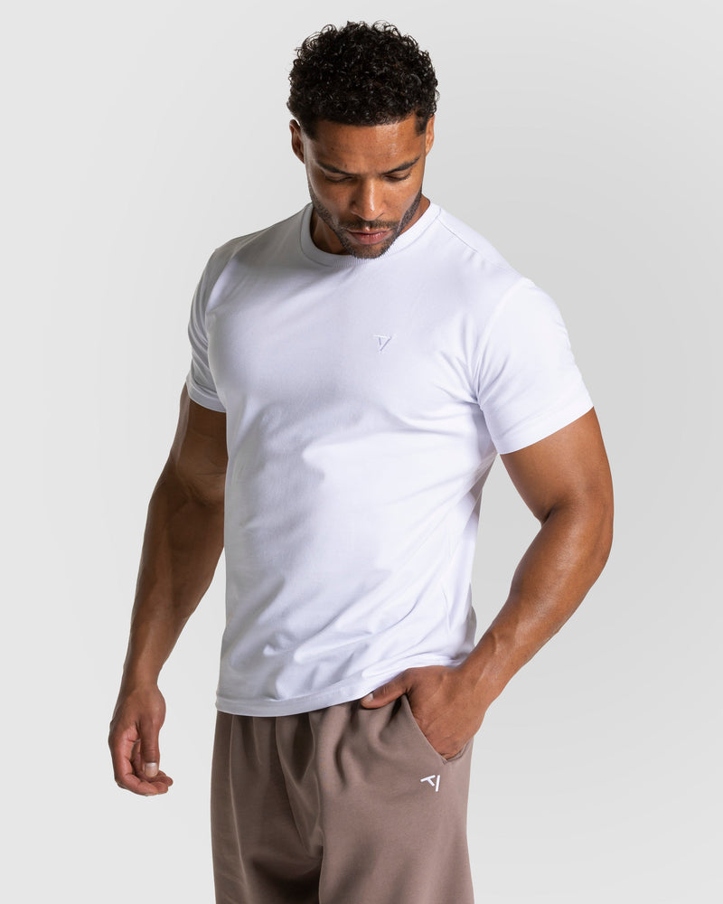 T-shirt Fitted Timeless Pro « blanc »