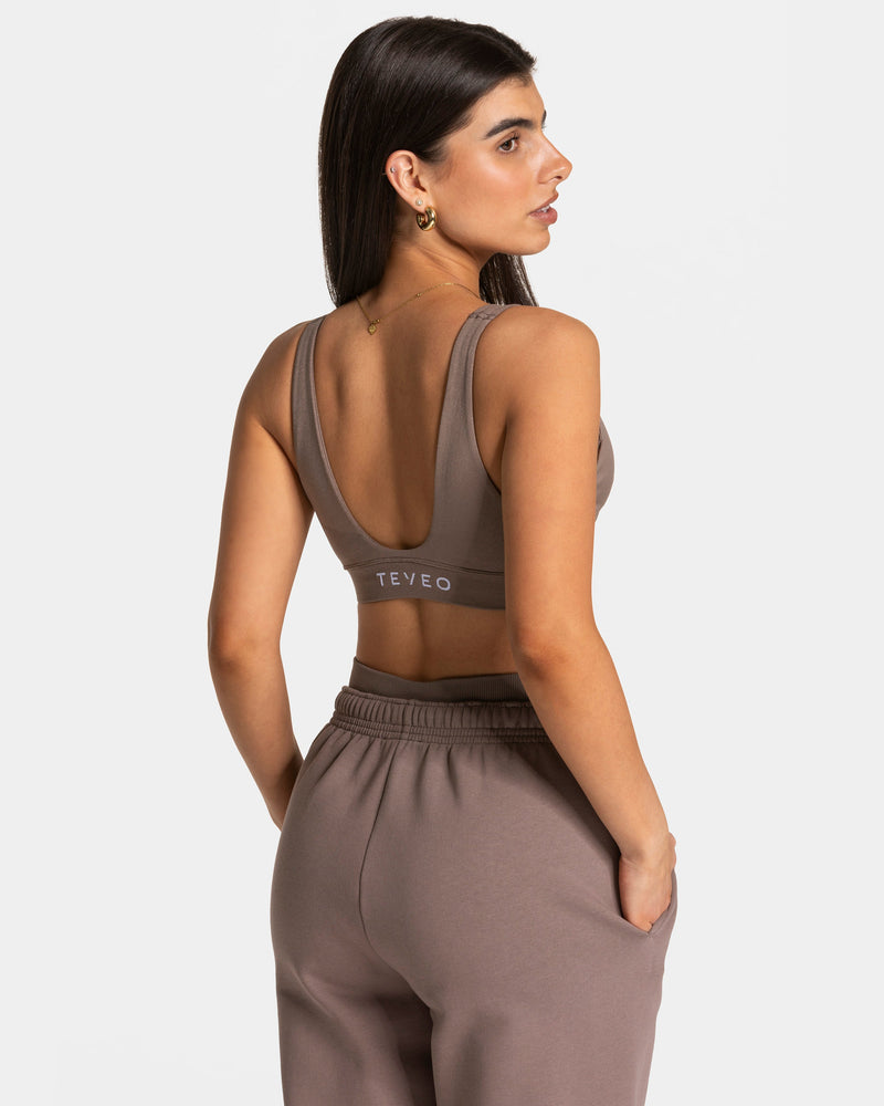 Brassière triangulaire Timeless Pro « moka »