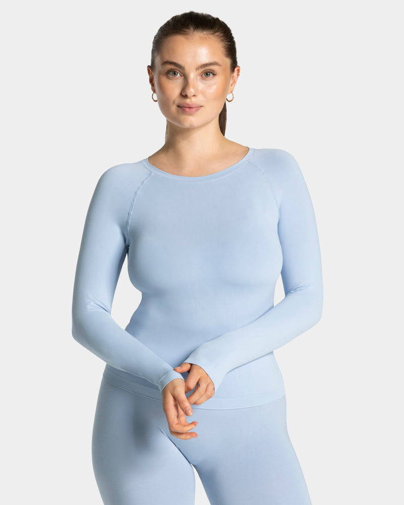 Haut à manches longues Timeless Pro « bleu layette »