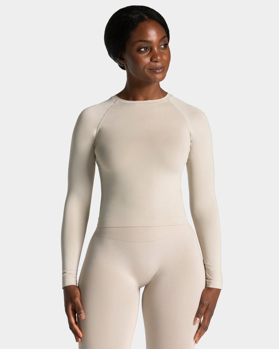 Haut à manches longues Timeless Pro « cream »