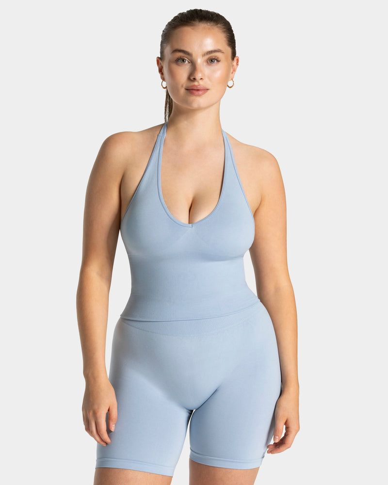 Top Neckholder Timeless Pro « bleu layette »
