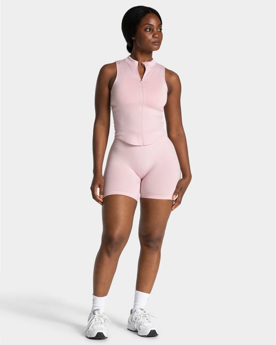 Débardeur zippé Timeless Pro « rose »