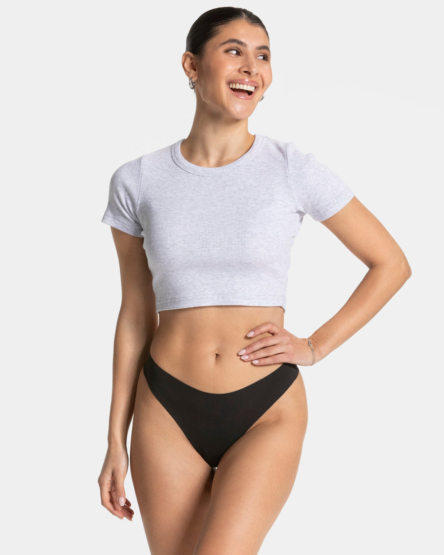 Tanga Seamless Padded (lot de 2) « noir »