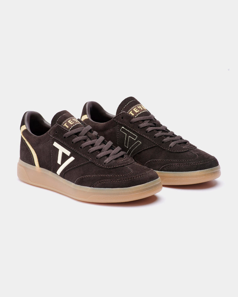 Baskets Classic Femme « Dark Chocolate/Butter Yellow »
