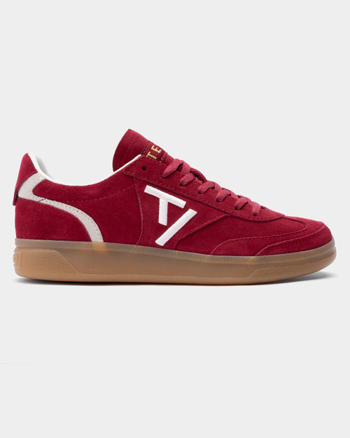 Baskets Classic Femme « bordeaux/blanc cassé »
