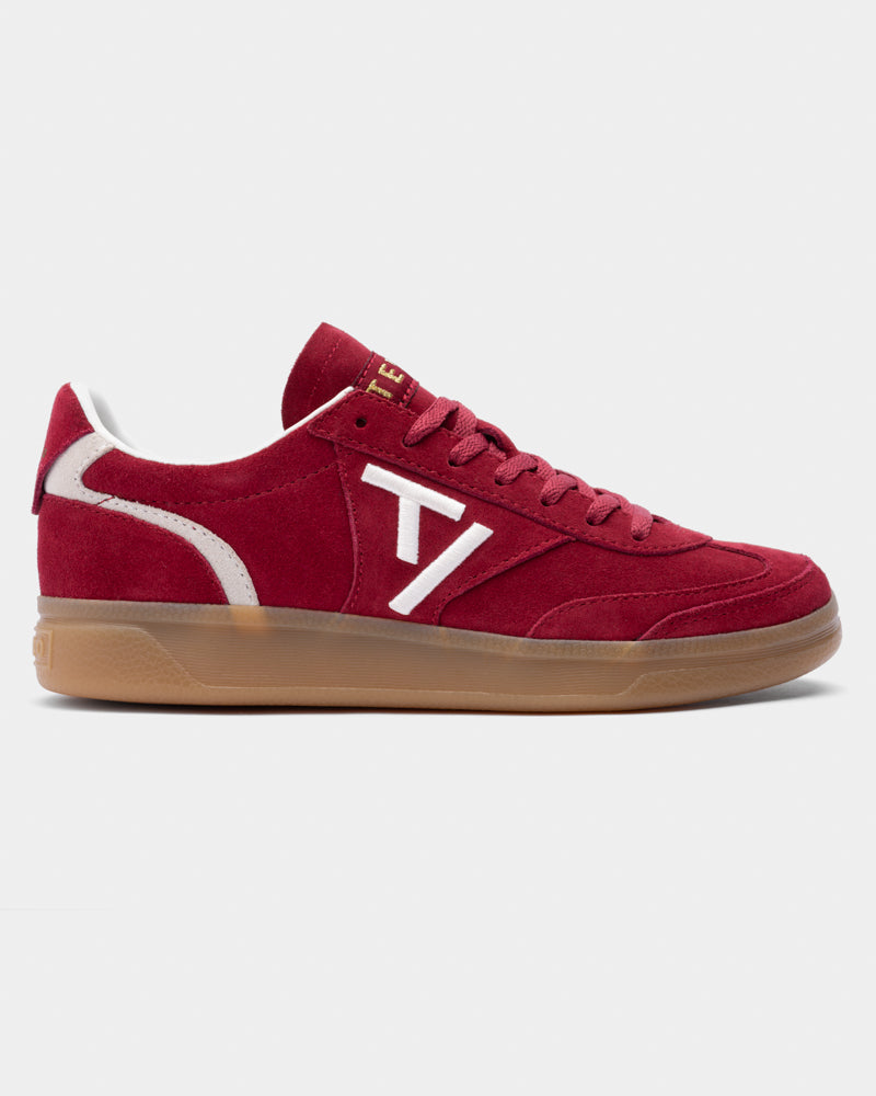 Baskets Classic Femme « bordeaux/blanc cassé »
