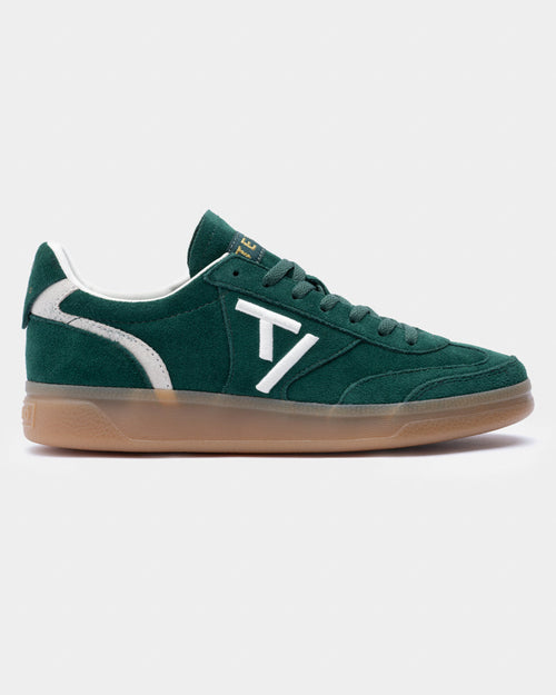 Baskets Classic Femme « vert foncé/blanc cassé »