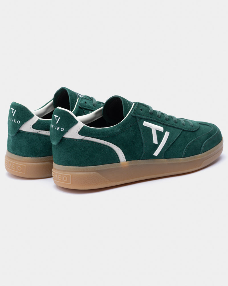 Baskets Classic Homme « vert foncé/blanc cassé »
