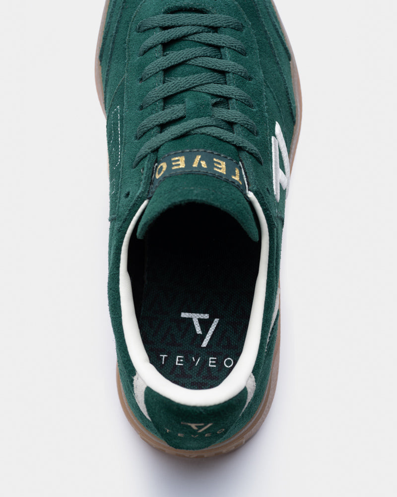 Baskets Classic Femme « vert foncé/blanc cassé »