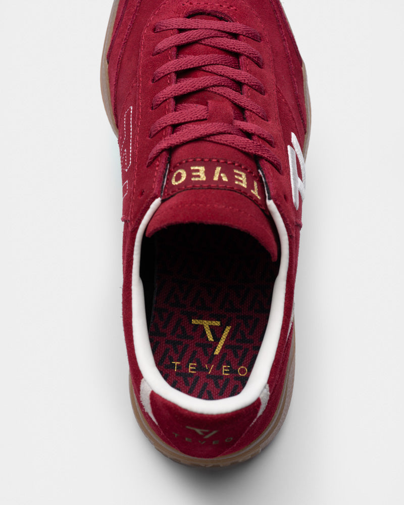 Baskets Classic Femme « bordeaux/blanc cassé »