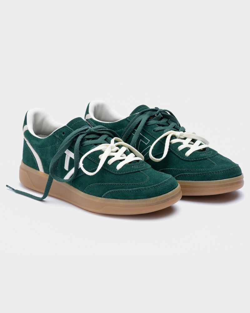 Baskets Classic Femme « vert foncé/blanc cassé »