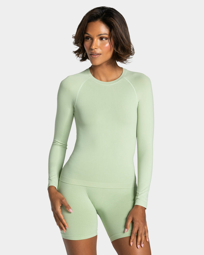 Haut à manches longues Timeless Pro « Ice Matcha »