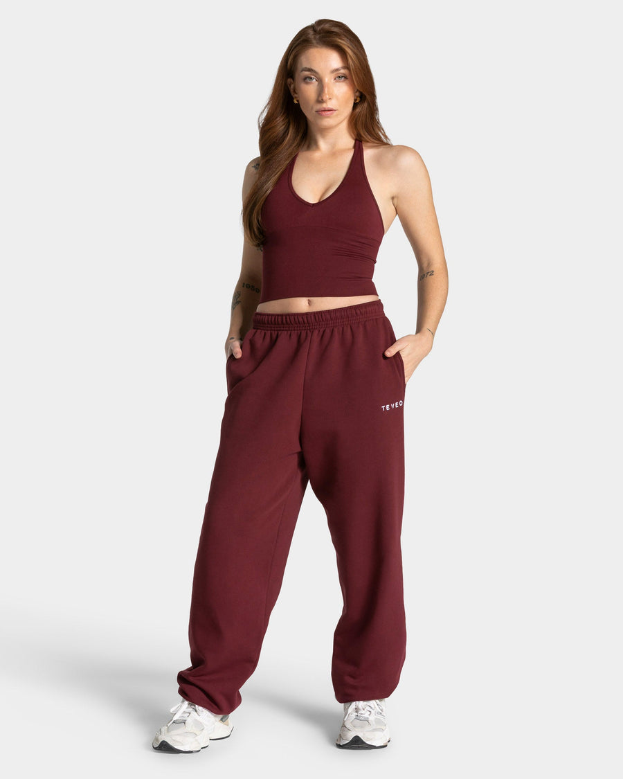 Haut dos nu Timeless Pro « bordeaux »