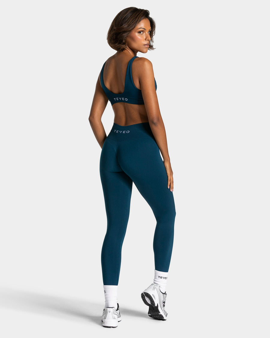 Legging Covert Scrunch Timeless Pro « sarcelle foncé »