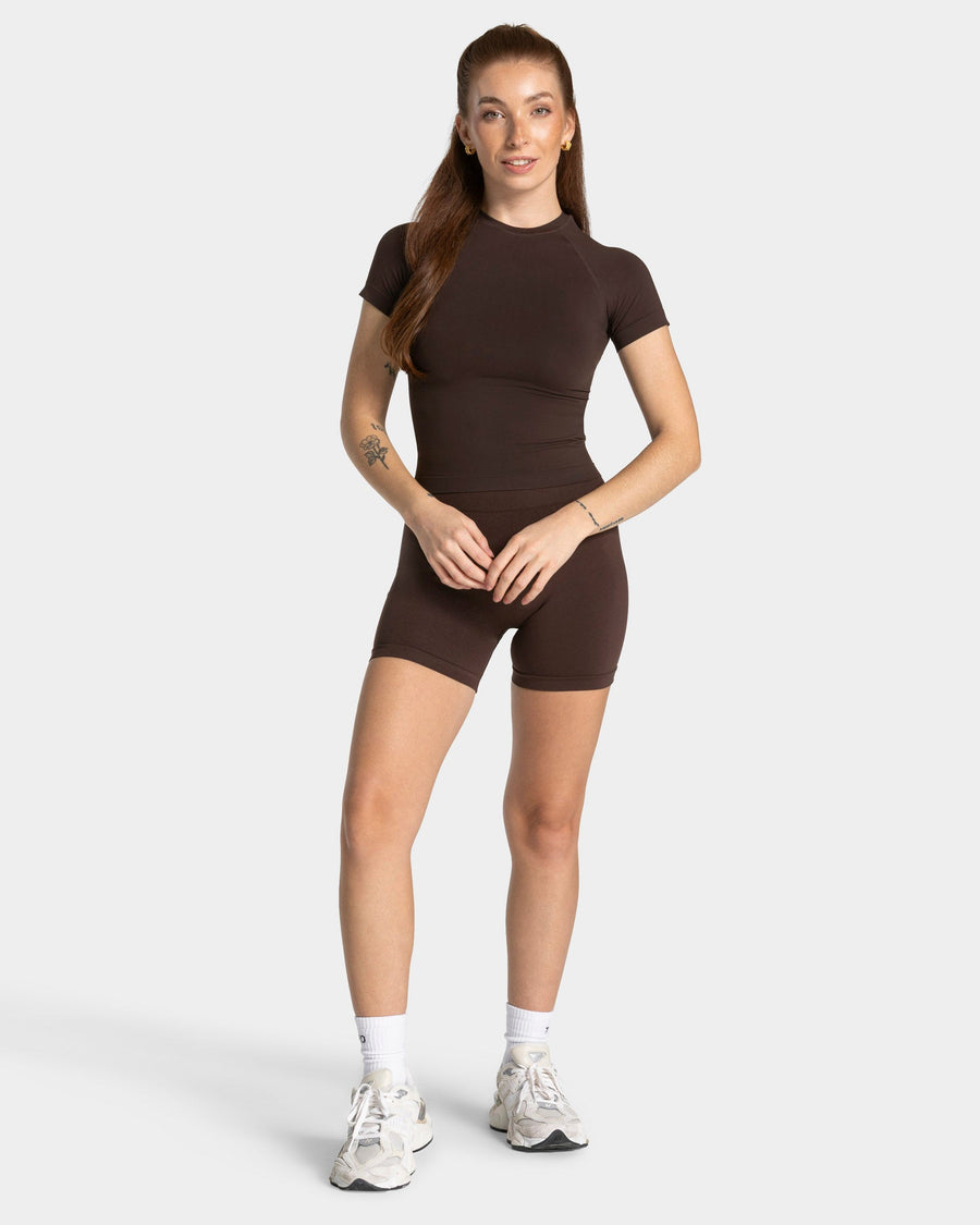 Short Covert Scrunch Timeless Pro « Espresso »
