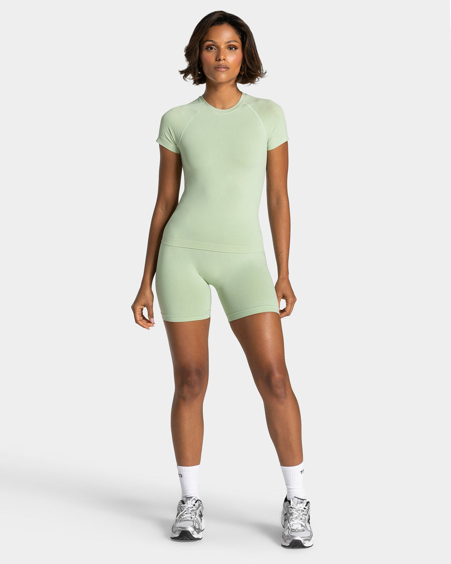 Short Covert Scrunch Timeless Pro « Ice Matcha »