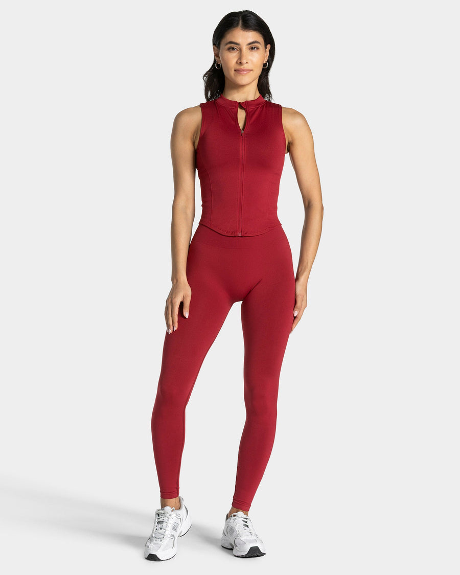 Débardeur zippé Timeless Pro « Cherry »