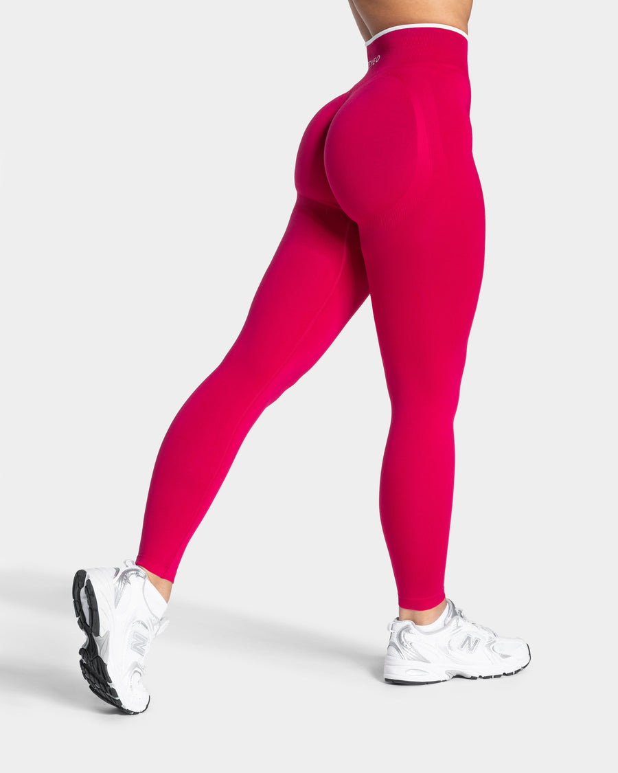 Legging Sculpt Scrunch Contrastline « Raspberry »