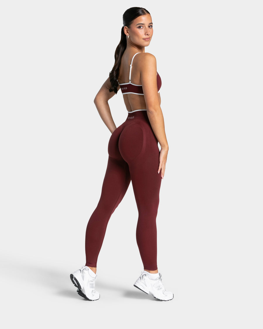 Brassière Contrastline « bordeaux »