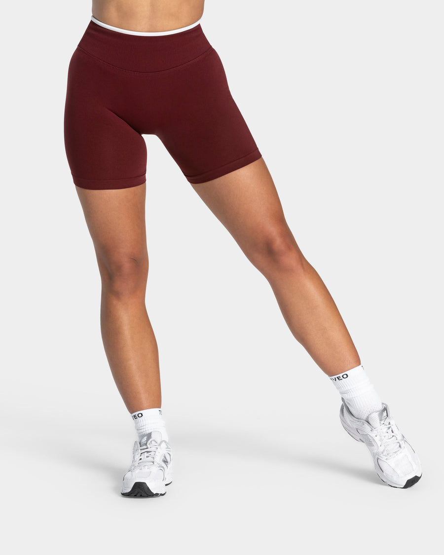Short Sculpt Scrunch Contrastline « bordeaux »