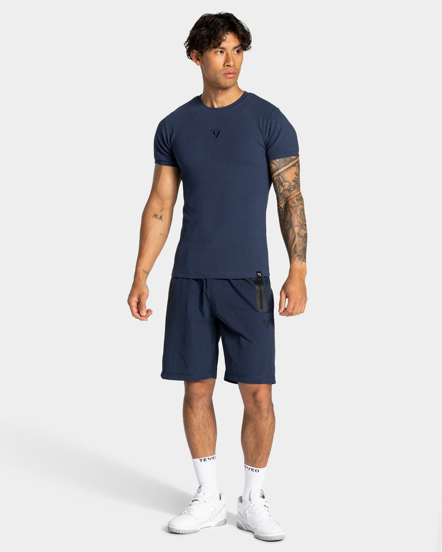 T-shirt côtelé Workout « Midnight »