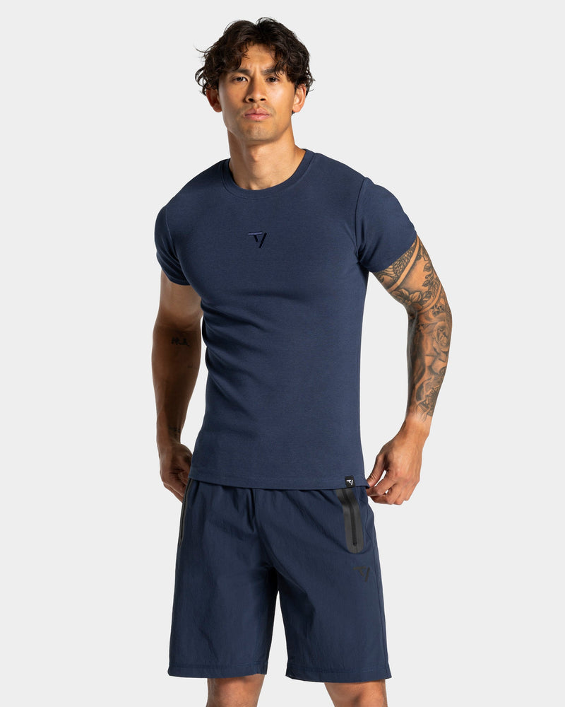 T-shirt côtelé Workout « Midnight »