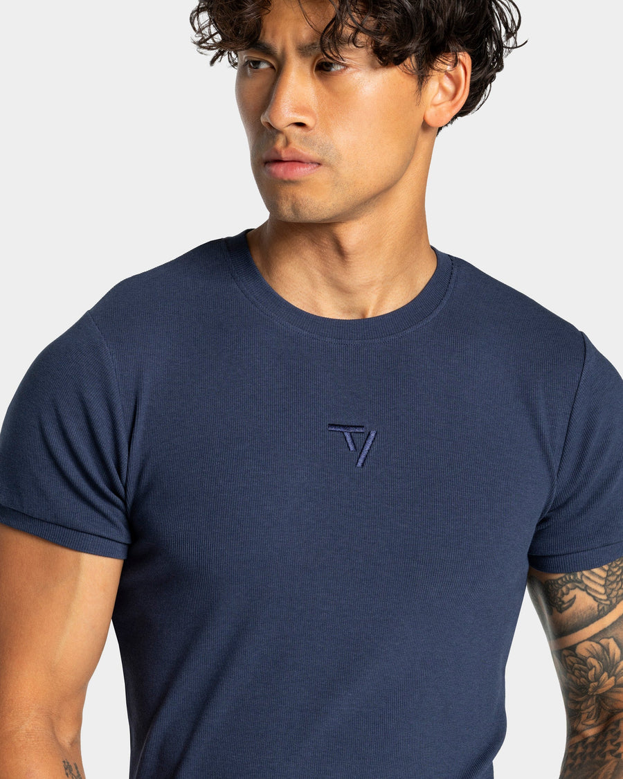 T-shirt côtelé Workout « Midnight »