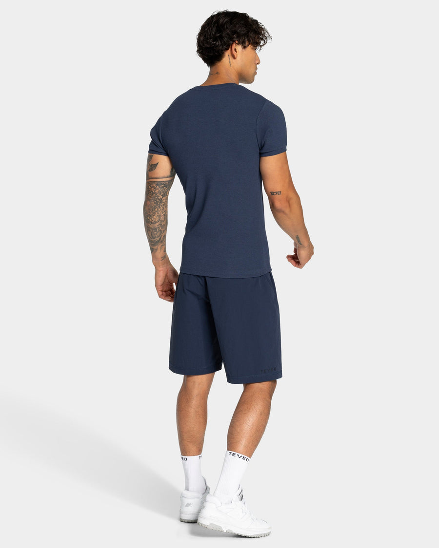T-shirt côtelé Workout « Midnight »