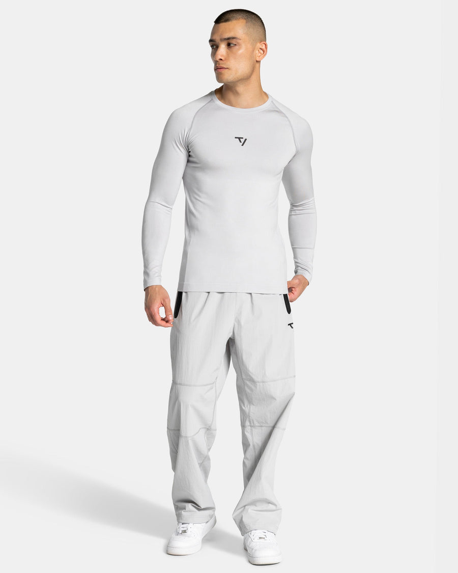 Haut à manches longues Workout sans coutures « gris clair »