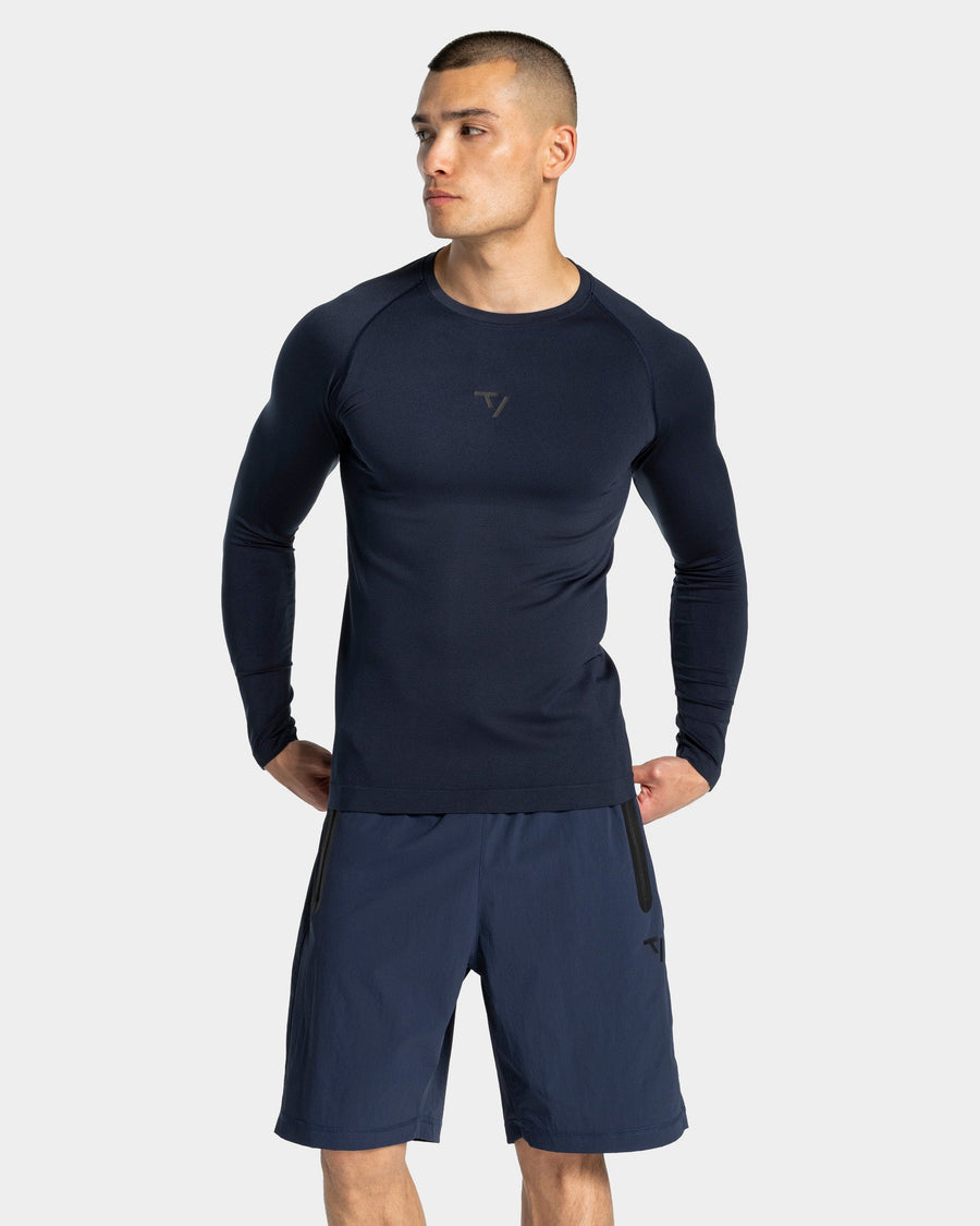 Haut à manches longues Workout sans coutures « Midnight »