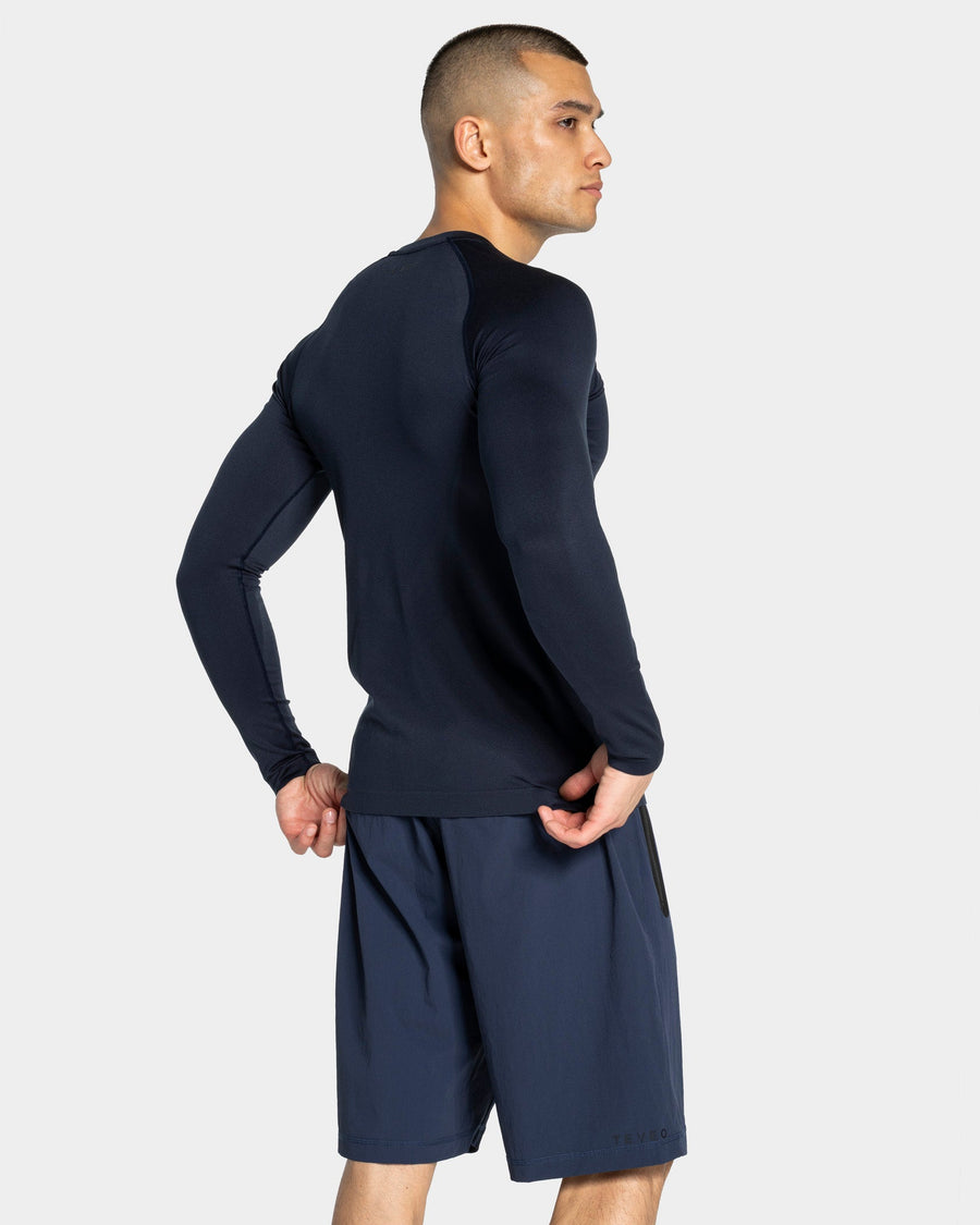 Haut à manches longues Workout sans coutures « Midnight »