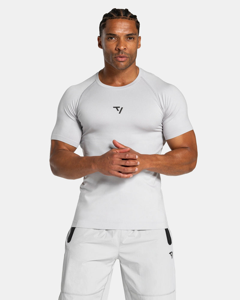 T-shirt Workout sans coutures « gris clair »